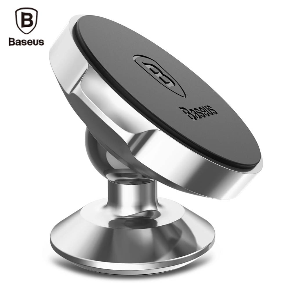Baseus Small Ears Series Magnet Suction Bracket ( Vertical Type ) PU 360 Degree Rotation Small and Portable with 5 Colors