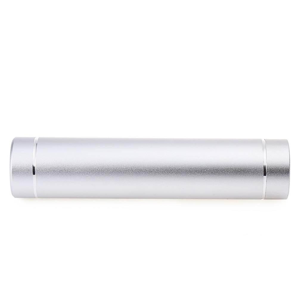 Portable Charger Power Bank 2600mAh Metal Cylinder Floodlights Mobile External Battery Charging Station