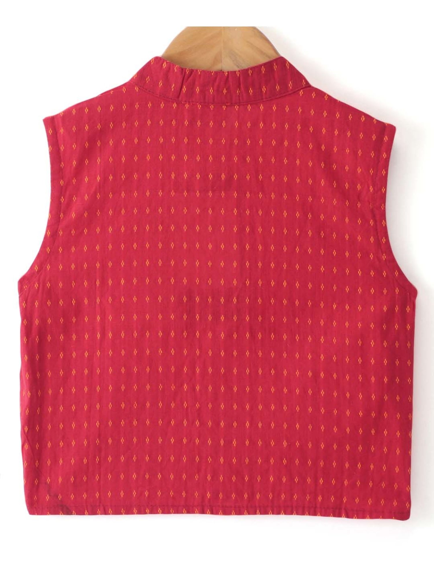 TWISHA Kids Yellow & Red Regular Fit Full Sleeves Kurta Set