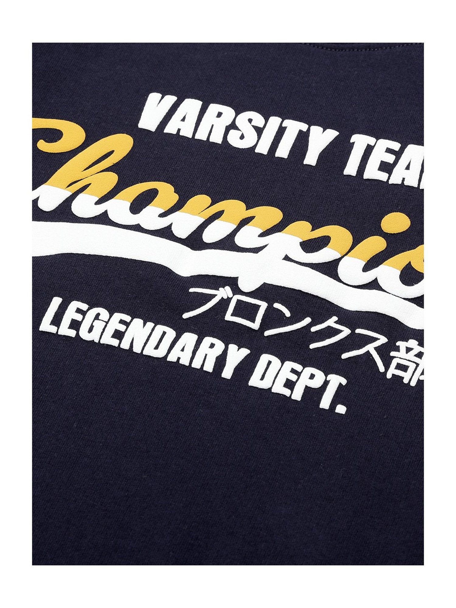 Mothercare Kids Navy Embellished Full Sleeves Sweatshirt