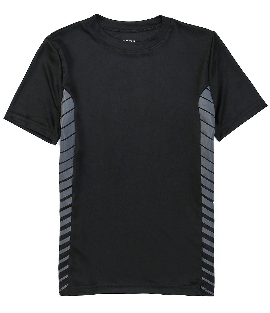 Kinetic by Class Club Little Boys 2T-7 Short-Sleeve Side Panel Performance Tee
