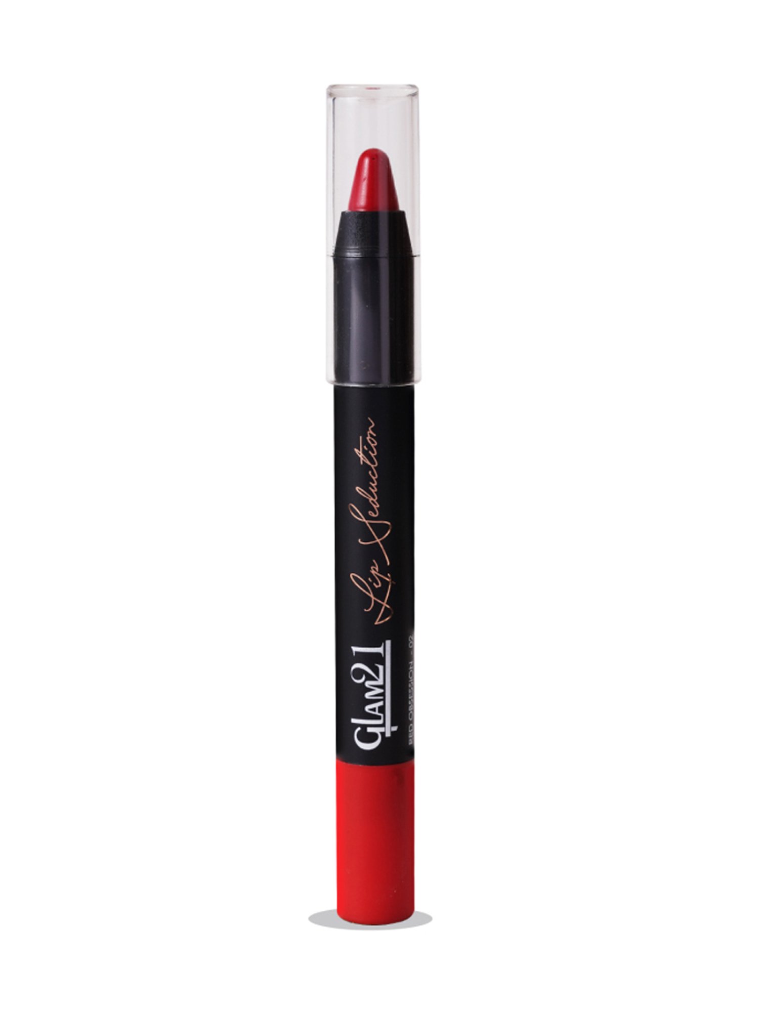 Glam21 Lip Seduction Crayon Lipstick 02 Red Obsession - 2.8 gm