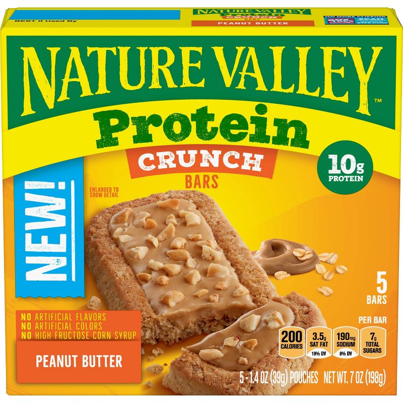 Nature Valley Protein Crunch Peanut Butter - 7oz/5ct