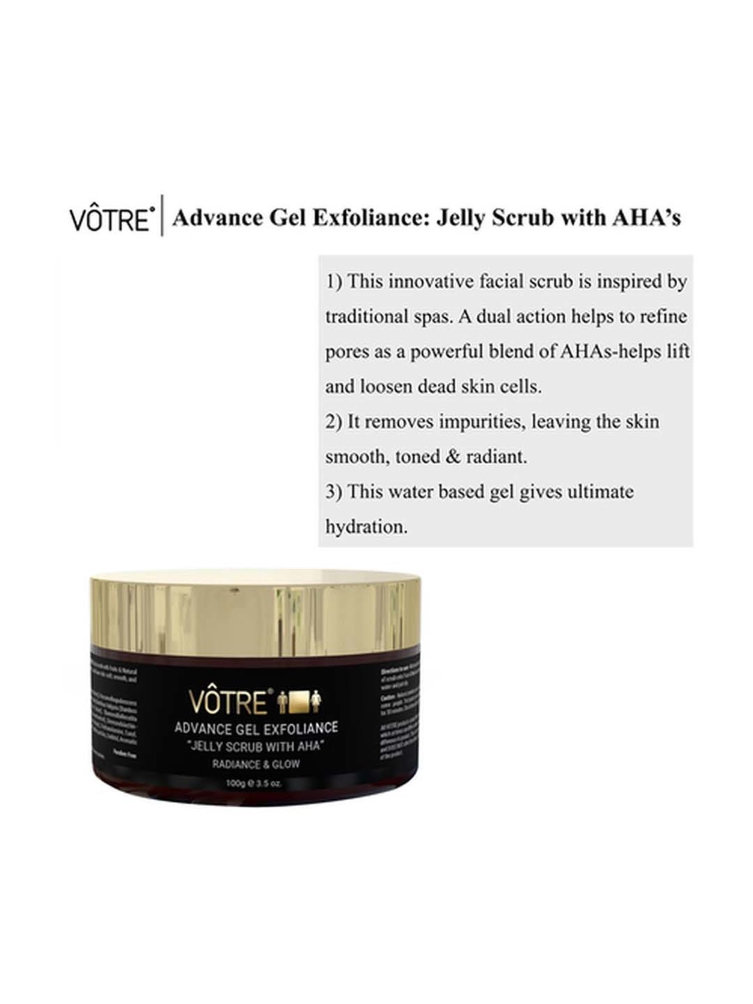 Votre Advance Gel Exfoliance - 100 ml