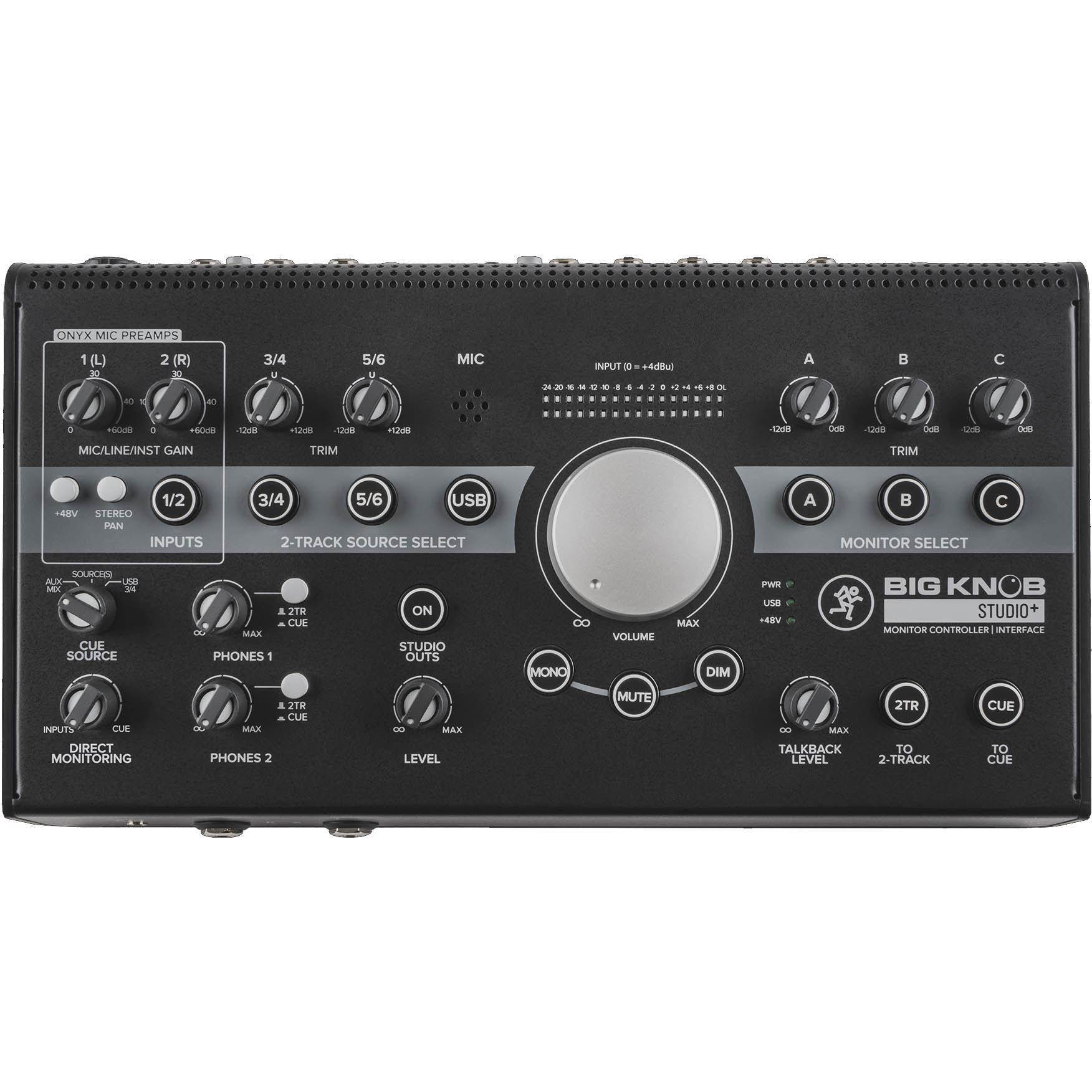 Mackie Big Knob Studio Monitor Plus Controller Interface