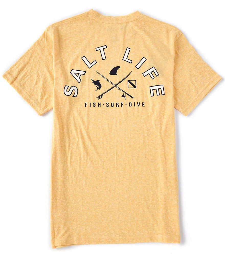 Salt Life Short-Sleeve United Salt Life Tri-Blend Graphic T-Shirt