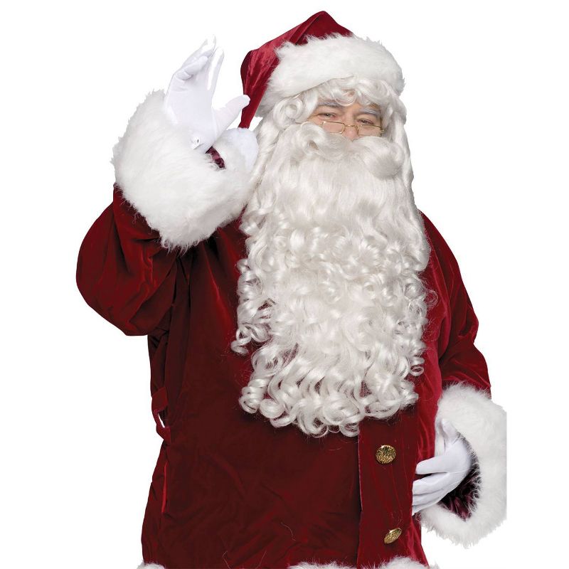 Santa Super Deluxe Costume Wig and Beard