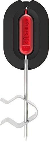 GrillEye GE0002 Professional Meat Temperature Probe and Ambient Clip, Black