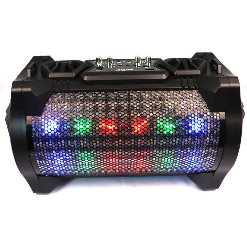 Portable Bluetooth Speaker Stereo Wired Microphone FM Subwoofer Outdoor -