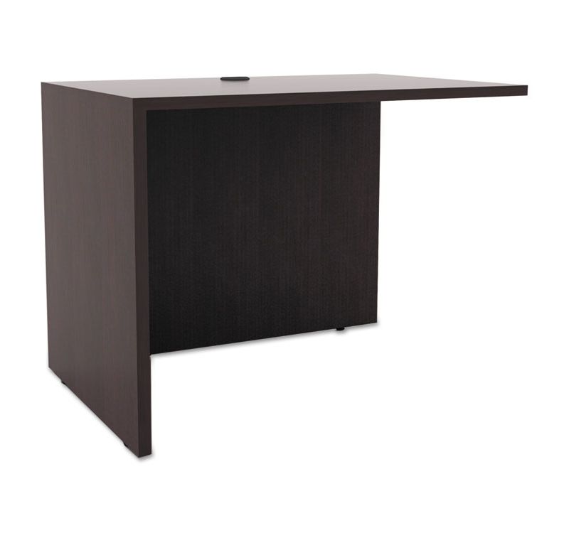 Alera Valencia Series Reversible Return/Bridge Shell, 35w x 23 5/8d, Espresso VA353624ES