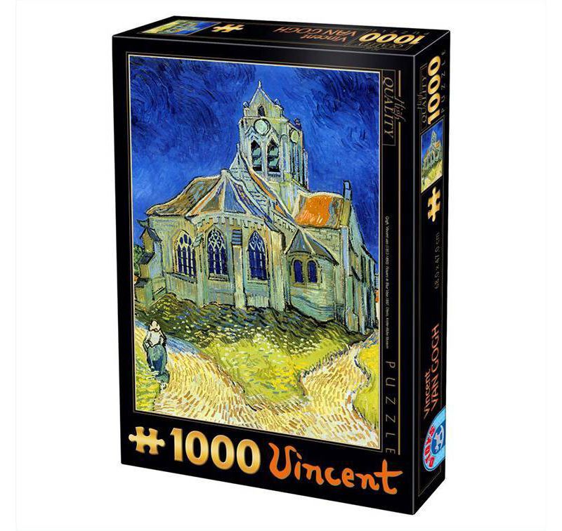 D-Toys The Church at Auvers Jigsaw Puzzle - 1000pc