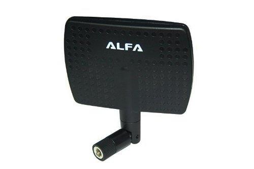 alfa 2.4hgz wifi antenna  7dbi rpsma panel screwon swivel for netwrok adaptors  also works for 3dr solo drone, dji phantom 3 drone, yuneec typhoon h st16 controller, adds range