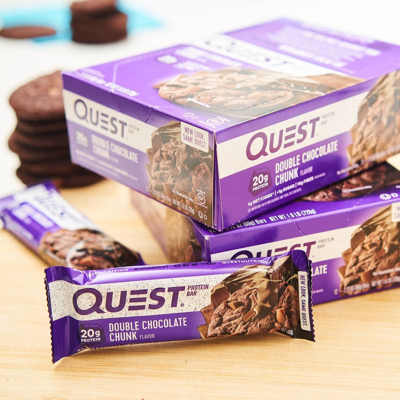Quest Protein Bar - Double Chocolate Chunk - 12ct