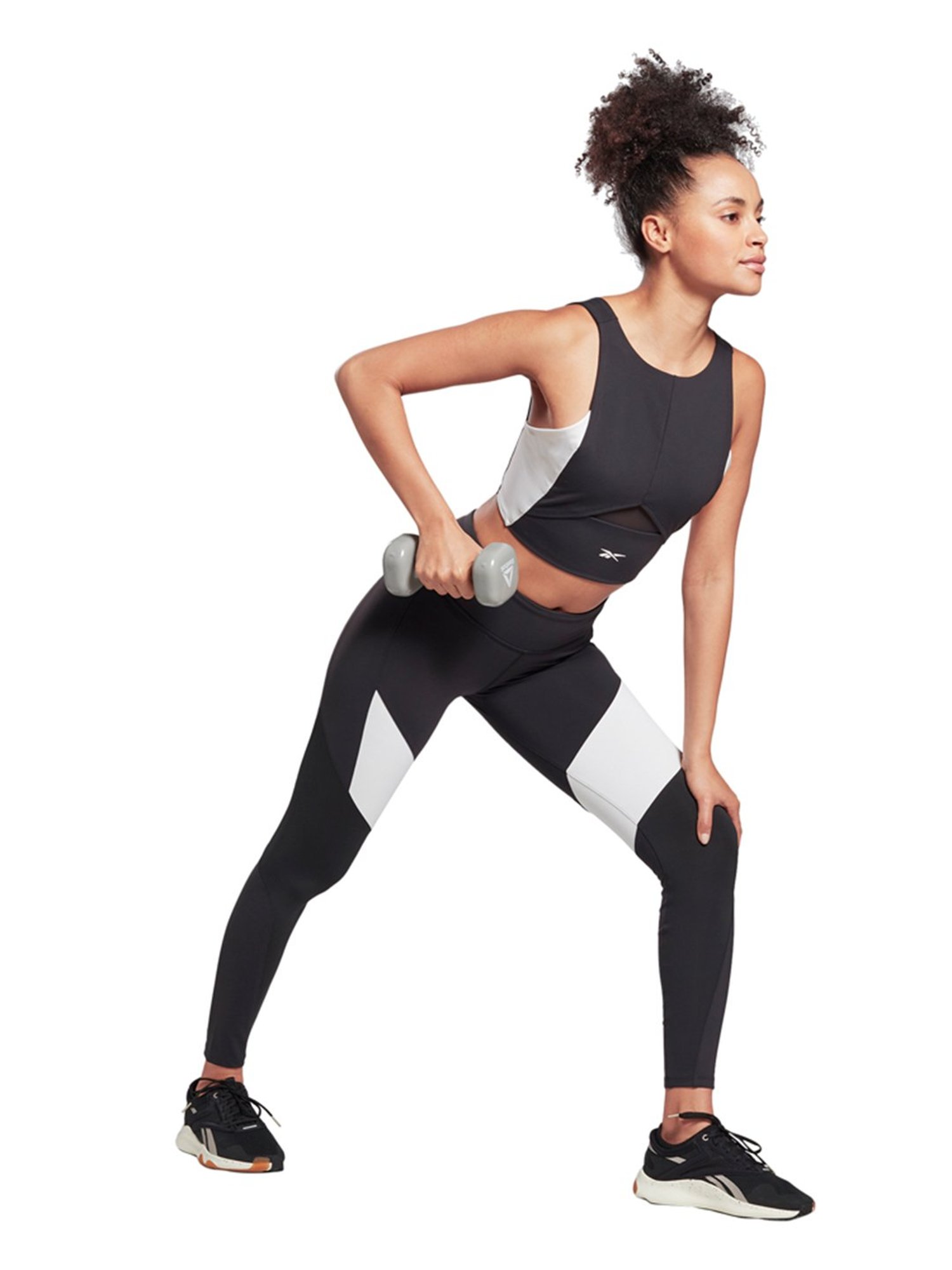 Reebok Black TS Training Crop Top