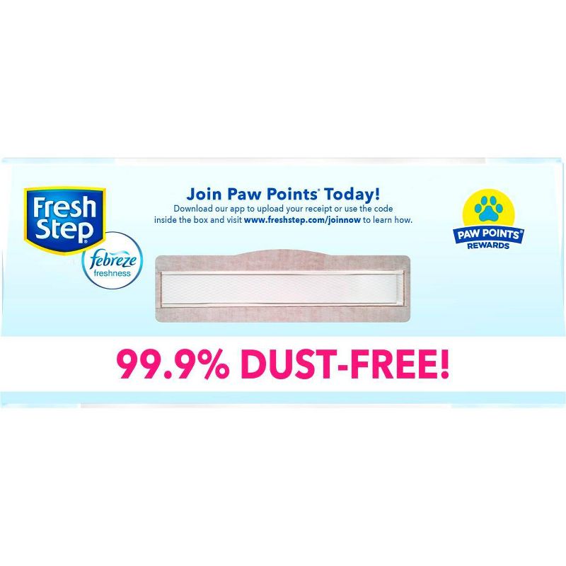 Fresh Step Lightweight Extreme Scented Litter with the Power of Febreze Clumping Cat Litter- 15.4lb