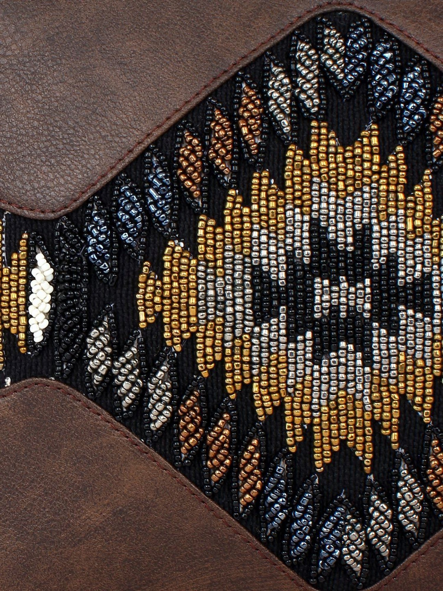 Spice Art Brown Clutch