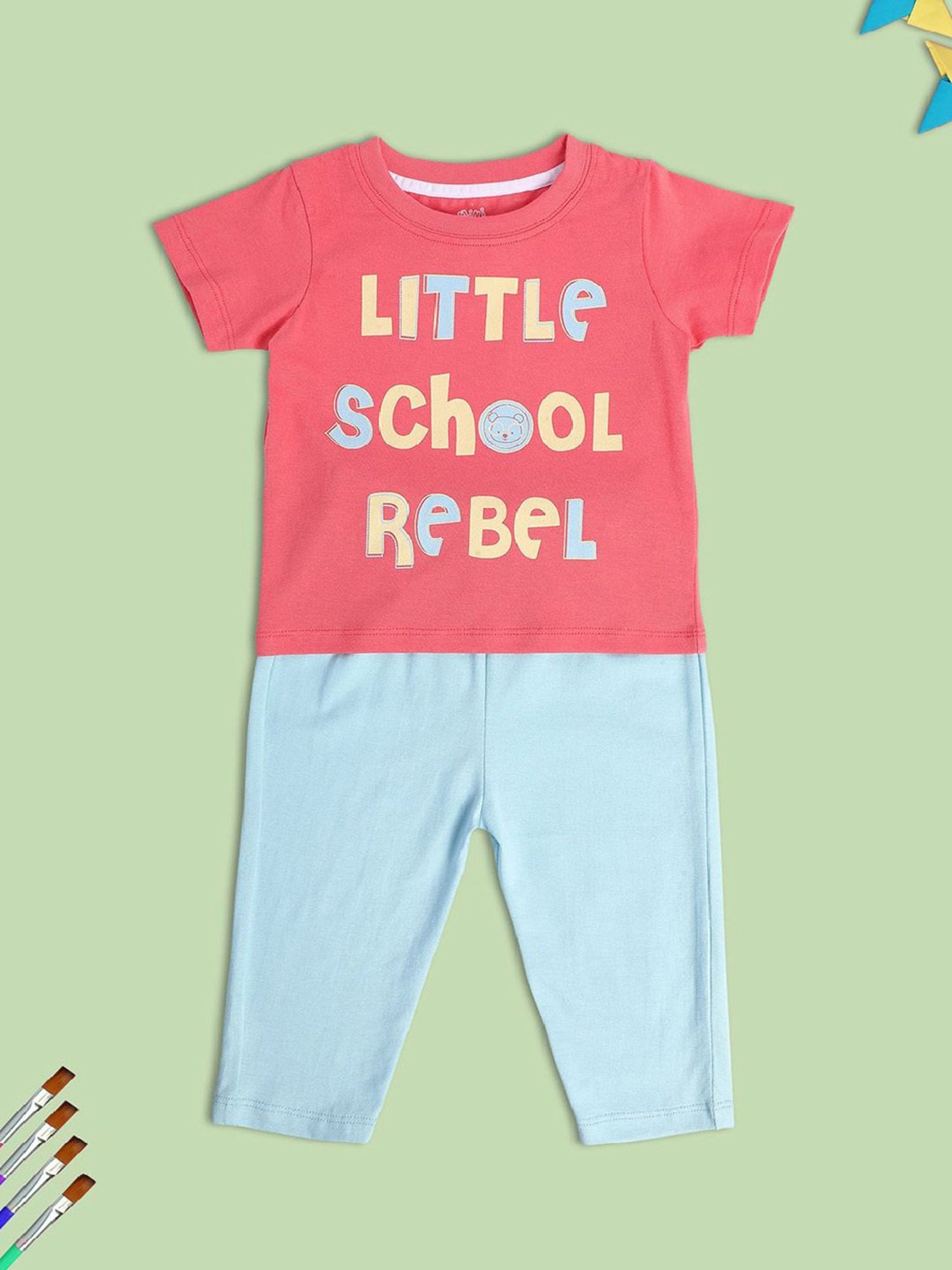 Mothercare Kids Multicolor Checks Shirt with T-Shirt