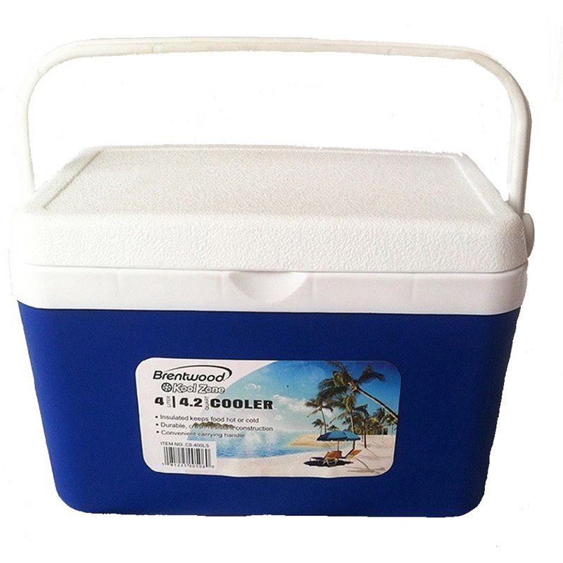 Brentwood 4 Liter (4.2Qt) Cooler Box / Ice Chest