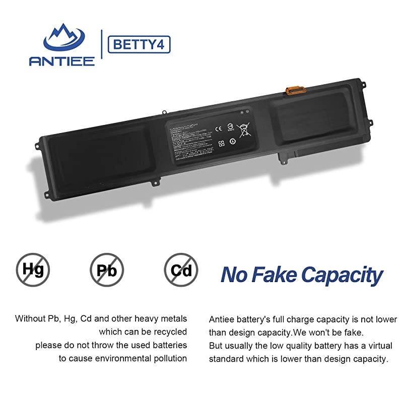 70Wh BETTY4 Laptop Battery for Razer Blade 2016 14quot V2 GTX 1060 RZ090165 RZ090195 RZ0901952E72 R3U1 RZ0901652E21 RZ0901652E22 RZ0901952E31RZ0901952E73 RZ0901953W52 RZ0901953E71