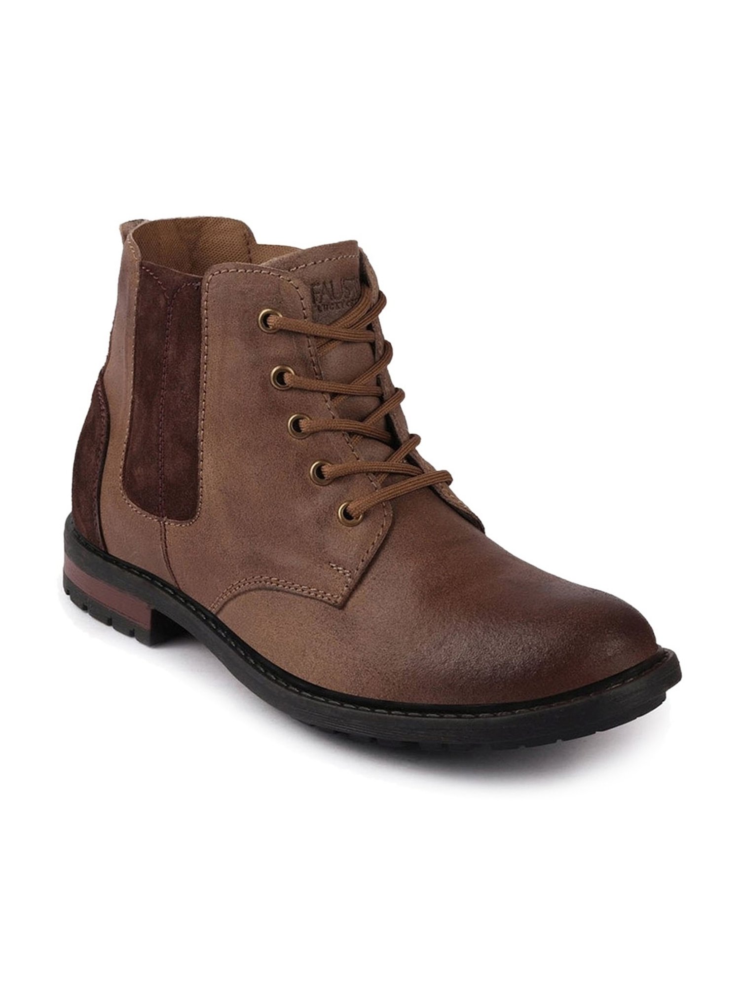 Fausto Men's Brown Chelsea Boots