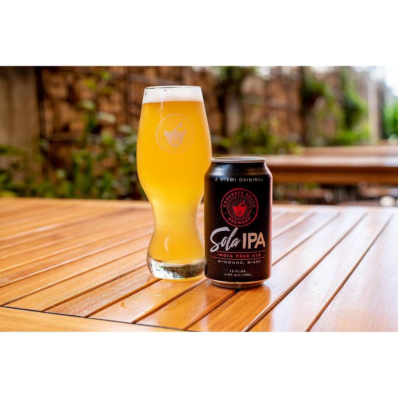 Concrete Beach Sola IPA Beer - 6pk/12 fl oz Cans