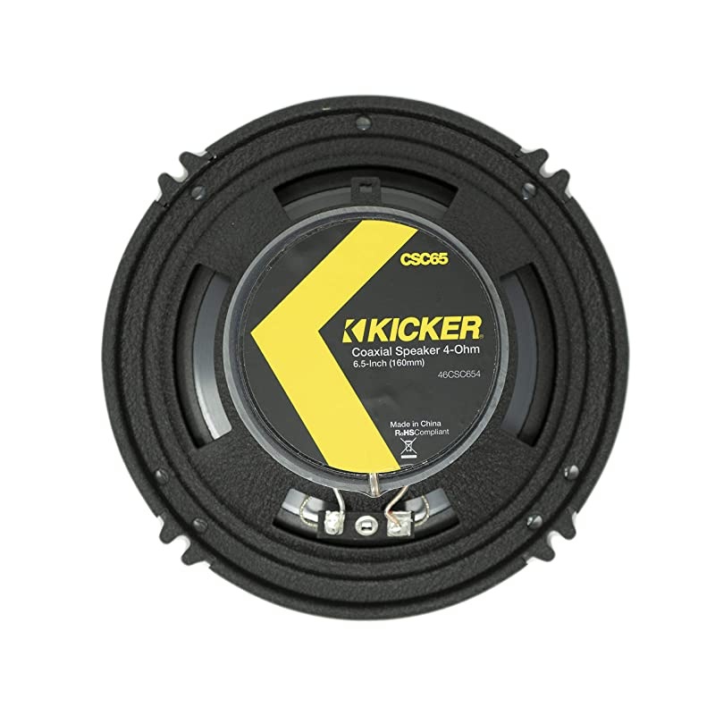CS Series CSC65 65 Inch Car Audio Speaker with Woofers Yellow 2 Pack
