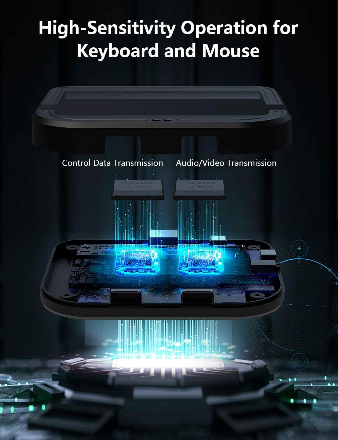 Yijianxi USB C Wired PUBG Mobile Game Keyboard Mouse Converter Adapter, no Lagging Gaming Controller Gamepad USB 3.0 Port for Shooting Games, Compatible with Android Phone/Tablets