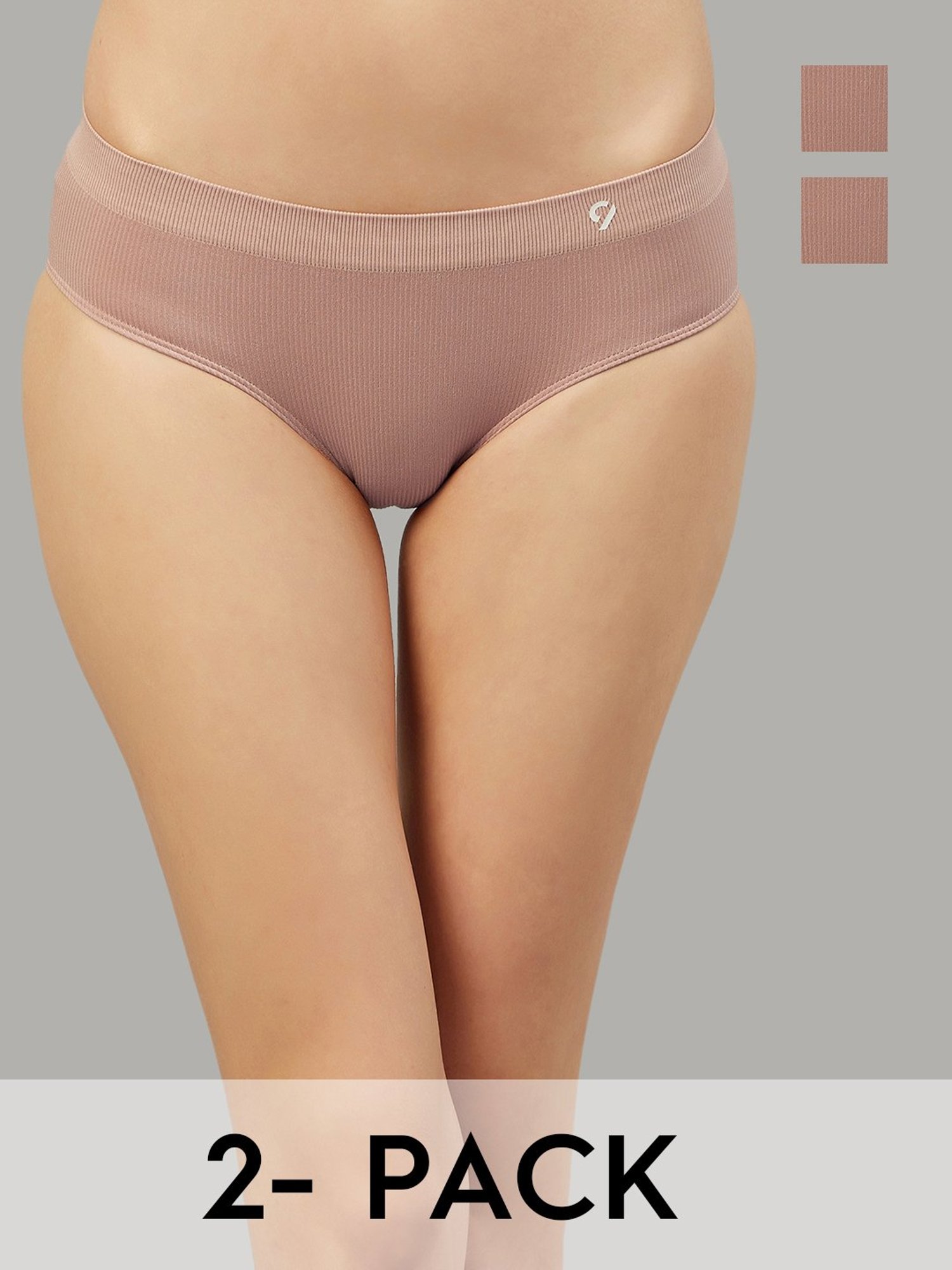 C9 Airwear Nude Pink Hipster Panty - Pack of 2