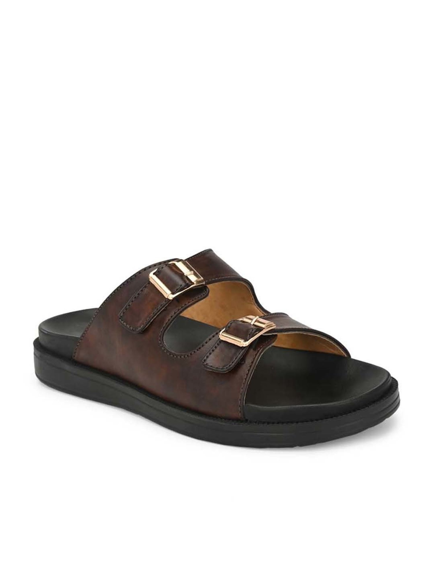 Eego Italy Men's Brown Casual Sandals
