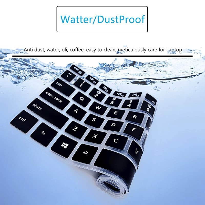 Cover for 2020 2019 156 173 Dell Inspiron 15 17 7000 7590 7591 7501 7790 Inspiron 15 5000 5584 5590 5593 5598 5508 5501 Vostro 15 7590 5590 7500 US Layout SkinBlack