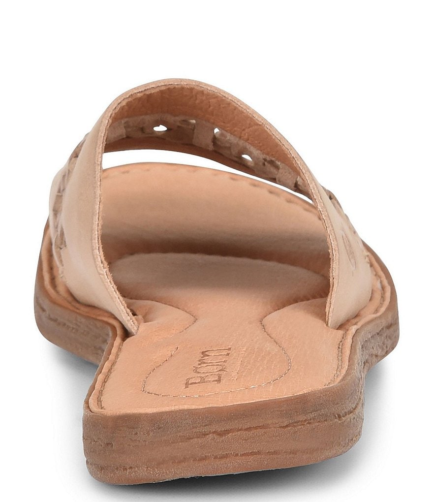 Born St Francis Leather Slides