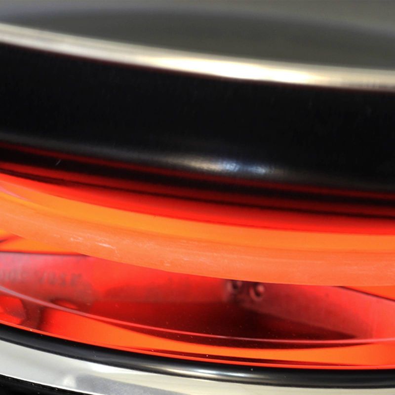 MegaChef Portable Dual Electric Coil Cooktop - White