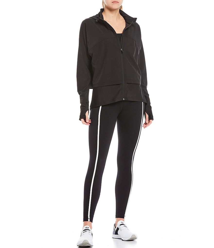 Antonio Melani Motivate Zip Front Overlay Track Jacket