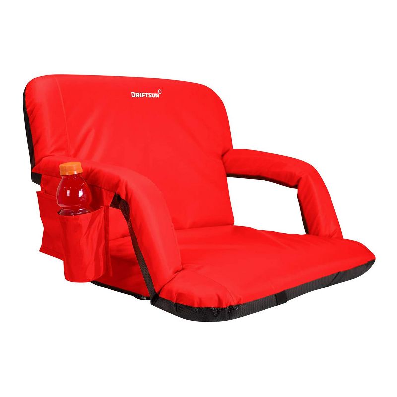 Mac Sports Beach Day Foldable Chaise Lounge Chair & Integrated Pull Cart Combo