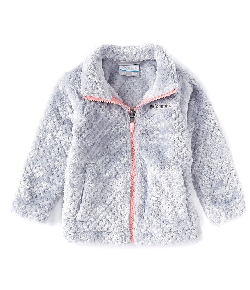 Columbia Baby Girls 3-24 Months Benton Springs Solid Fleece Zip Front Jacket
