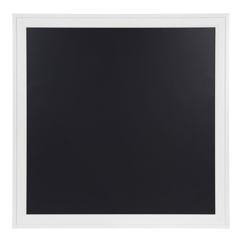 22" x 32" Cates Barn Door Wood Framed Chalkboard Rustic Brown - Kate and Laurel