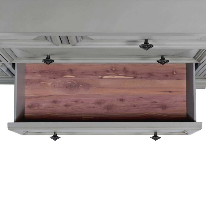 Trent 7 Drawer Dresser with Mirror Gray - Picket House Furnishings