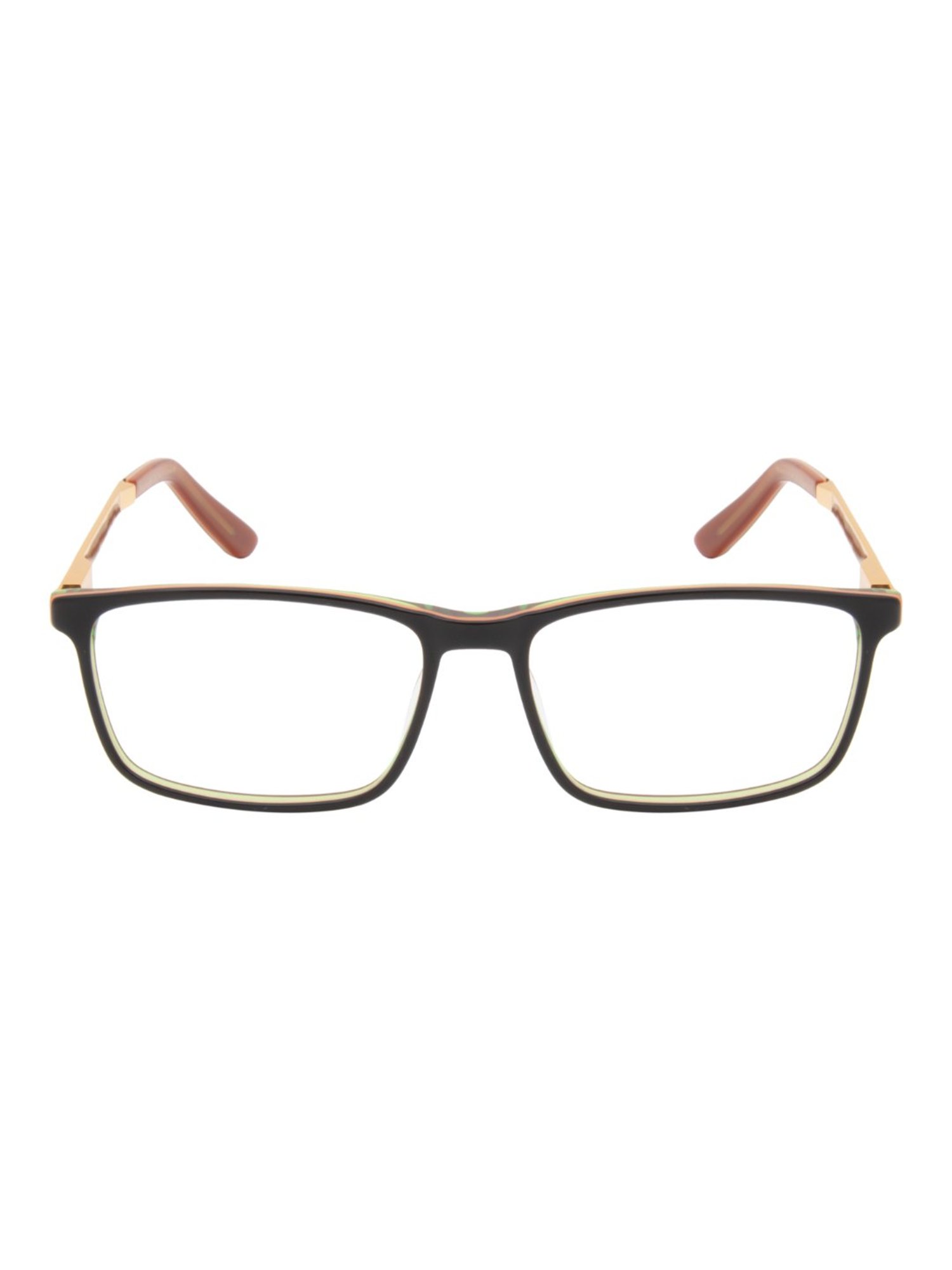 Ted Smith Green Rectangular Unisex Eye Frames