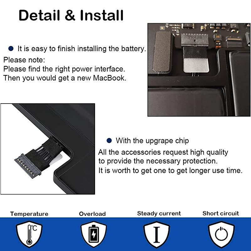 Battery for MacBook Air 13 inch A1369Late 2010 Mid 2011 A1466Mid 2012 Mid 2013 Early 2014 Early 20152017 7200mAh Battery A1496 A1377 A140525 Months Warranty