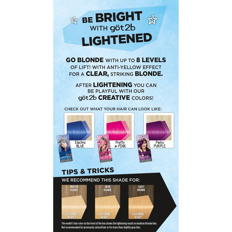 Got2b Color Lightened Heavenly Blonde - 4.6oz