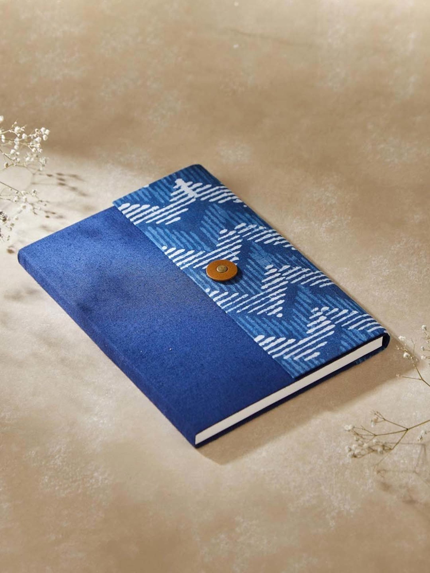 Gathari White & Orange Ceramic Desk Planter