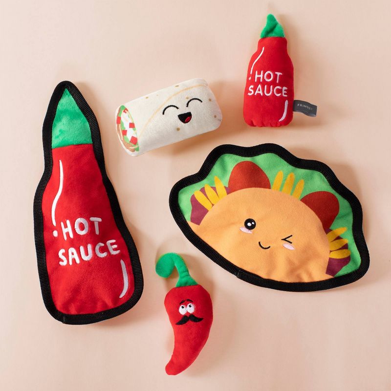 PetShop by Fringe Studio Hot and Spicy Set Dog Toys - 3pk