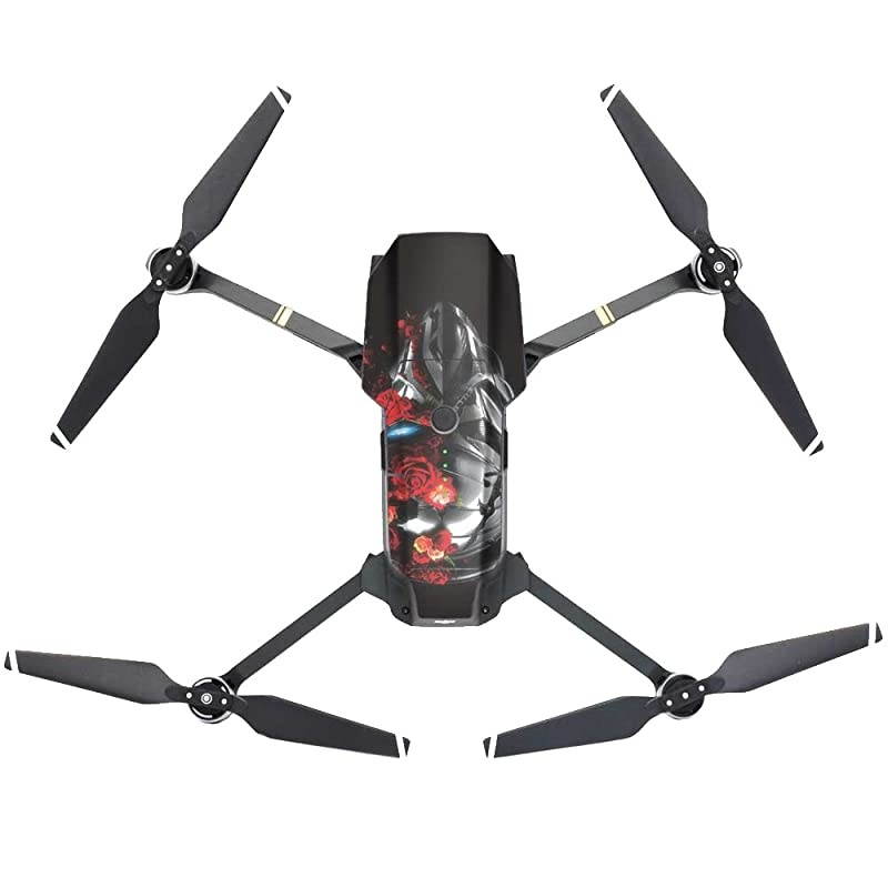 Exclusive Decoration Wrap Skin Decal Kit for Mavic Pro Quadcopter Drone Body Shell, DJI Mavic PRO Portable Collapsible Mini Racing Drone Water-resistant PVC Sticker