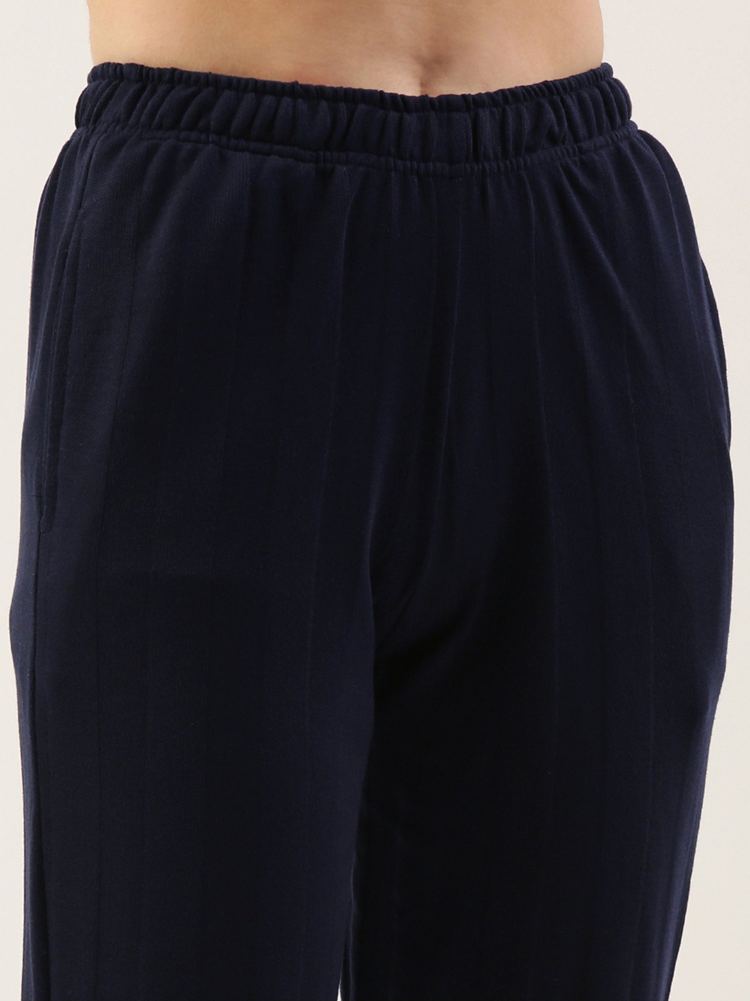 Clt.s Navy Cotton Kurta With Pyjamas