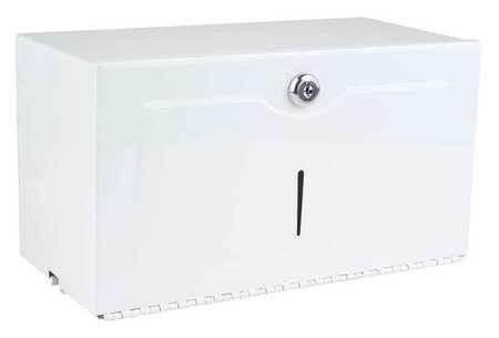 TOUGH GUY 22LC61 Tough Guy 6-5/16"H x 11-5/16"W Towel Dispenser, White