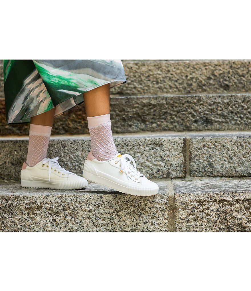 Keds Demi TRX Leather Lace-Up Sneakers