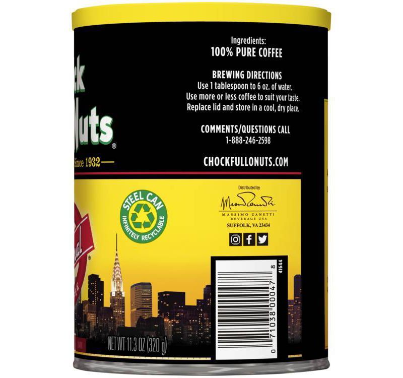 Chock Full O' Nuts The Heavenly Original Medium Roast Ground Coffee - 11.3oz