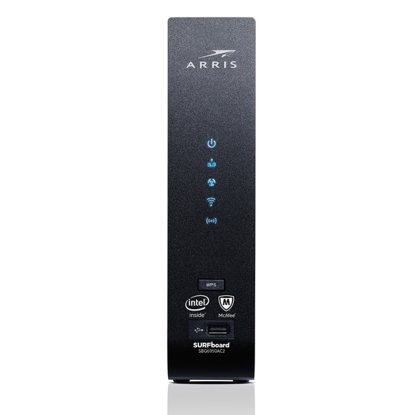 Arris SURFboard (16x4) Docsis 3.0 Cable Modem Plus AC1900 Dual Band Wi-Fi Router, Certified for Xfinity, Spectrum, Cox & More (SBG6950AC2)
