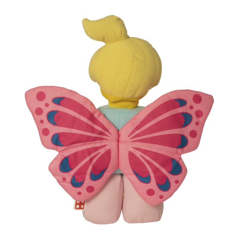 Manhattan Toy Company LEGO(R) Minifigure Butterfly Girl with Flowers 12" Plush Character
