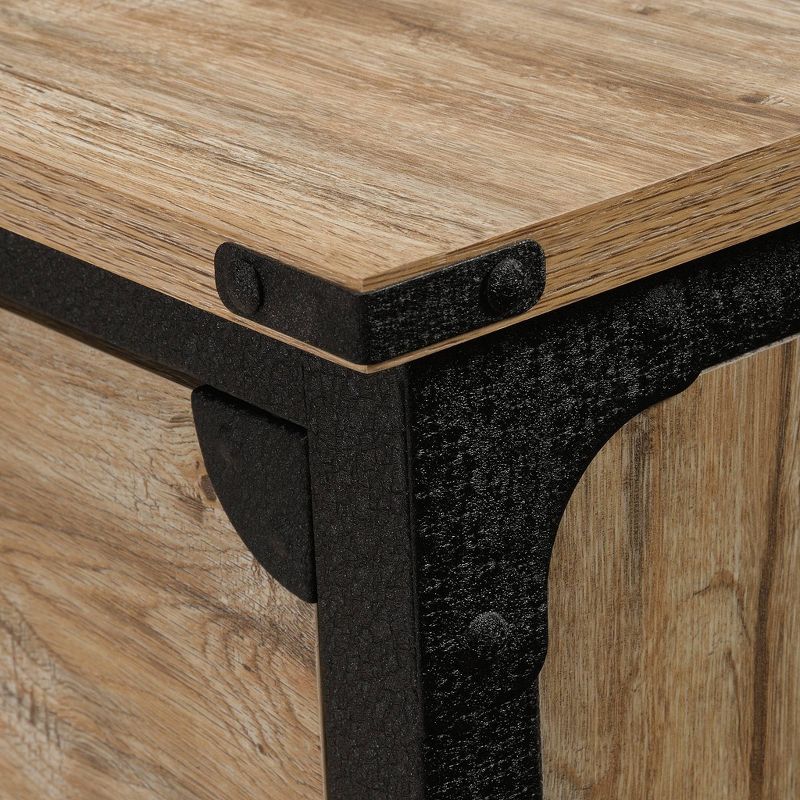 Steel River Pedestal File Cabinet Distressed Brown - Sauder